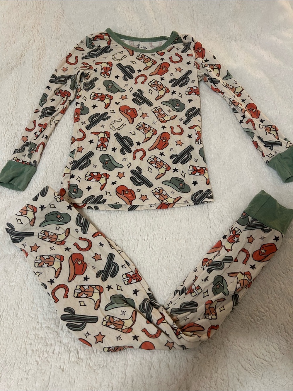 Boys 5/6 Caden Lane Western Pajama Set